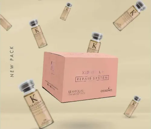 Ampolla Ossono De Keratina 15ml En Cajas De 12u