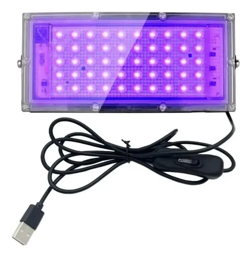 Lámpara Uv 50 Leds Para Uñas Y Manualidades Usb 5v