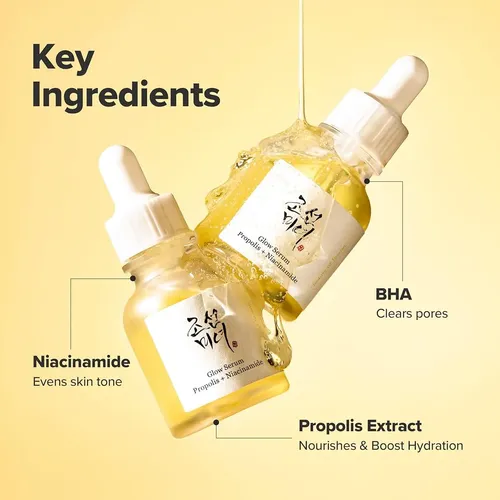 Suero Facial Hidratante Con Propolis Y Niacinamida