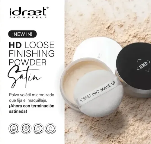 Polvo Volátil Idraet HD Finishing de 8g para Acabado Satinado