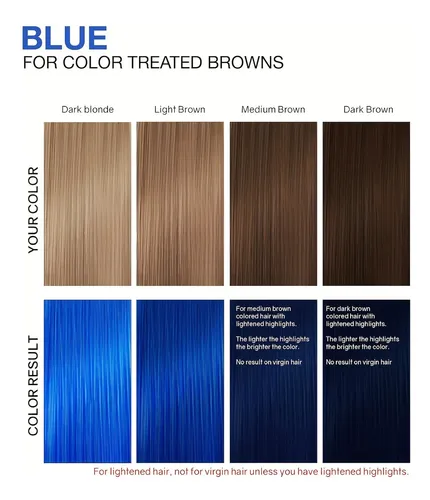Tinte Semipermanente Para Cabello 268ml Blue