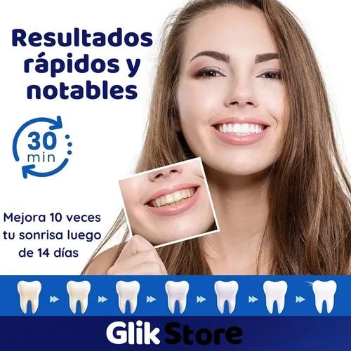 Tiras Blanqueadoras Dentales  X28 Unidades Dientes Blancos
