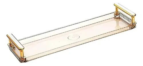 Bandeja De Lujo – Cosméticos – Maquillaje – Joyas – 31x9cm Color Marrón Medium