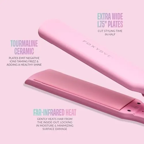 Plancha Foxybae Con Tecnología De Turmalina Cerámica