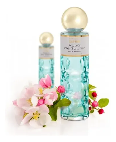 Agua De Colonia Saphir Agua 200 Ml Aroma Acuático Adulto