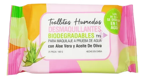 Toallitas Desmaquillantes Thelma & Louise para Piel Mixta con Aloe Vera x25 Unidades