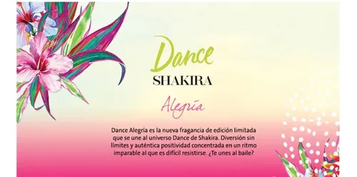 Perfume Shakira Dance EDT 50 ml para mujer
