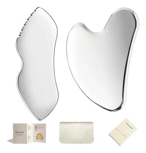 Herramienta Gua Sha Metal Facial Y Corporal Para Circulació