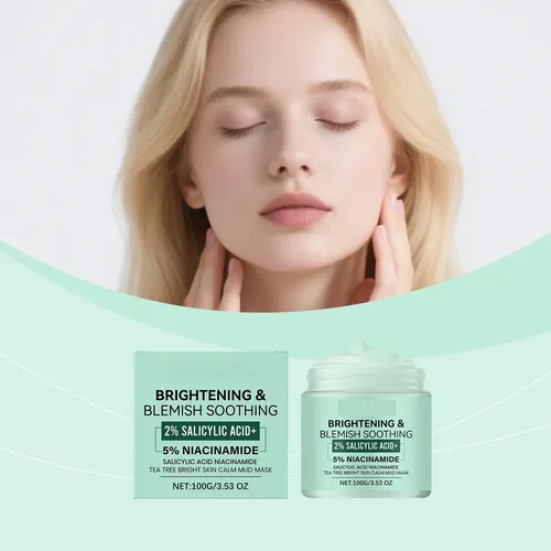 Mascarilla De Barro Árbol De Té Limpieza Purificante Piel