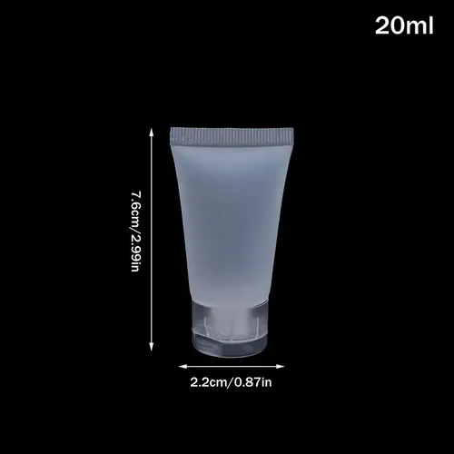 Paquete De 5 Envases De Loción Exprimible Y Rellenable Para