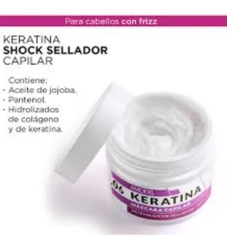 Crema Capilar Antifrizz Keratina Amodil 160g