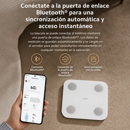 Balanza Inteligente Xiaomi (bluetooth App 25 Indicadores)