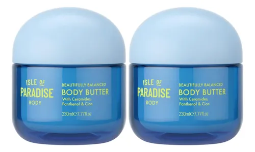 Manteca Corporal Isle Of Paradise 230 Ml Con Ceramidas, Pack