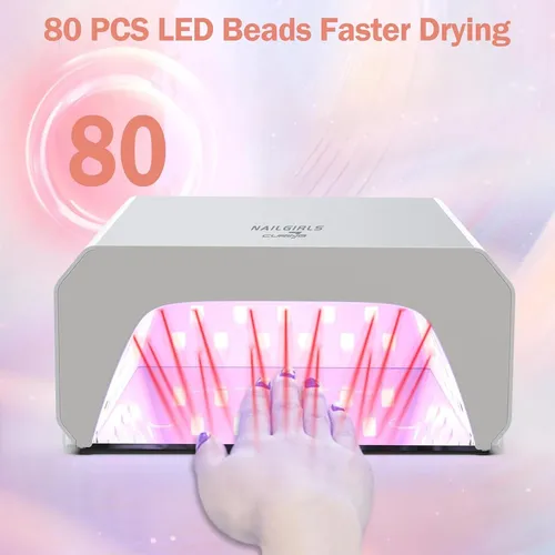Lámpara Uv Led 60w Recargable Para Uñas Gel Profesional