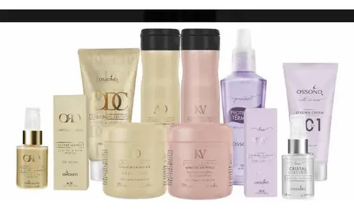 Combo Completo Ideal Peluquerías Argan Keratina Lino Ossono