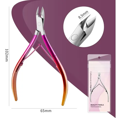 Manicure Nippers Durable Remover Para Home Spa Estilo K