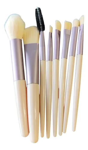 Brochas ,pincel Maquillaje X 8 Unidades De 10 Y 12 Cm