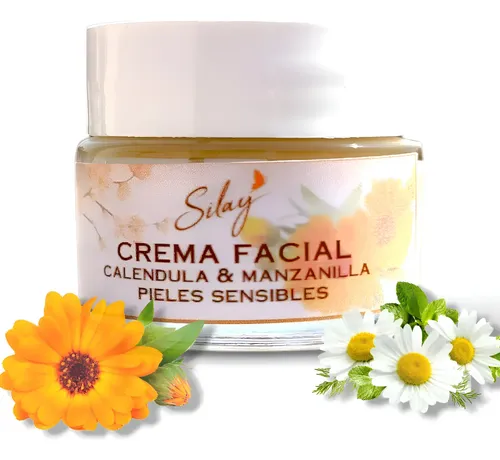 Crema Natural Calendula Y Manzanilla Silay Piel Sensible