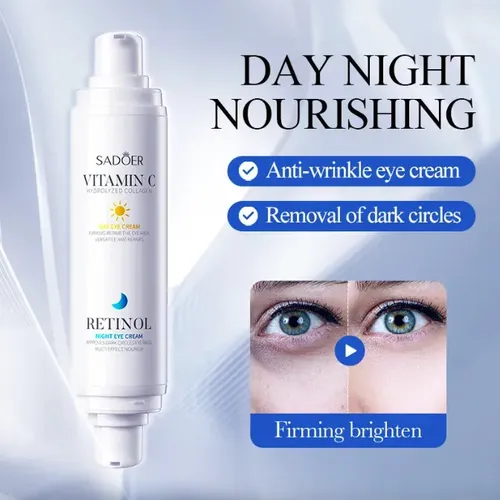 Contorno Ojos Duo Dia/noche Vitamina C Y Retinol Sadoer 20g Todo Tipo De Piel Día/noche