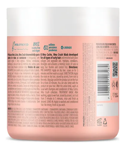 Inoar Máscara Meu Cachos Para Rulos X500ml