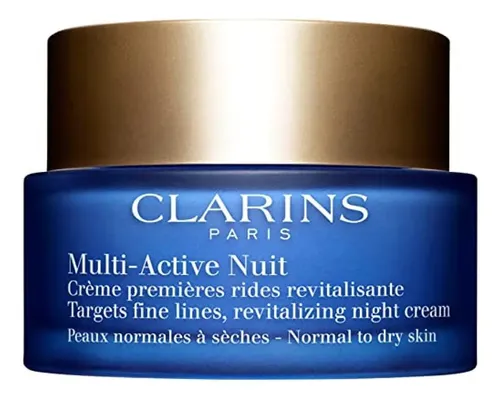 Crema De Noche Clarins Multiactiva Antiedad 50 Ml Normal-dry