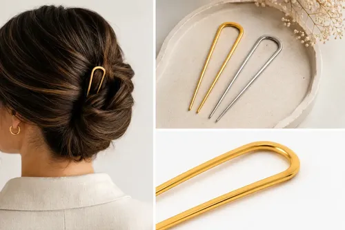 Hebilla y broche para el pelo INSBRUCK Metal color plateado