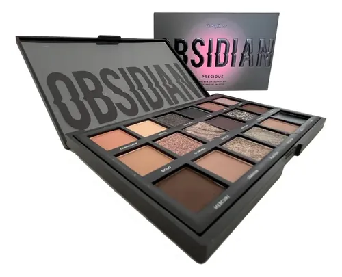 Paleta 18 Sombras Ojos Obsidian Precious Ruby Rose Hb2601