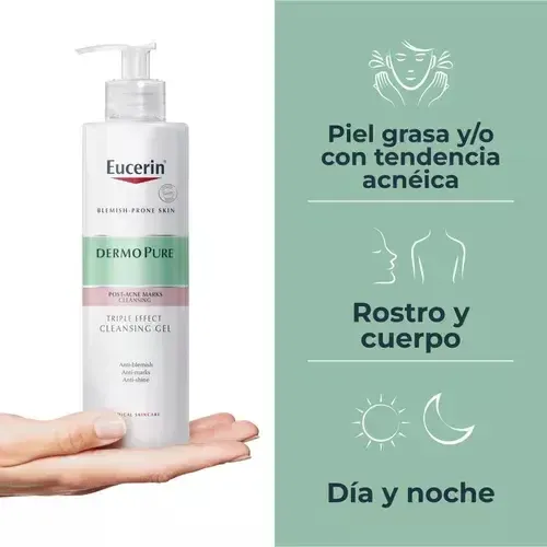 Gel Limpiador Concentrado Eucerin Dermopure 400ml