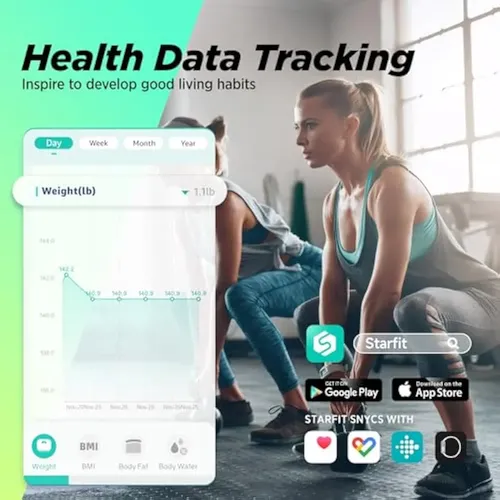 Báscula Digital De Baño Para Peso Corporal, Grasa