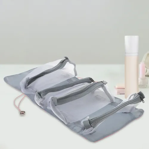 Bolsa Maquillaje 4 En 1 Desmontable 3pcs Para Viaje