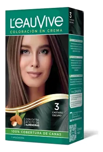 L’eau Vive Kit Tintura Coloración En Crema Tono 3 castaño oscuro
