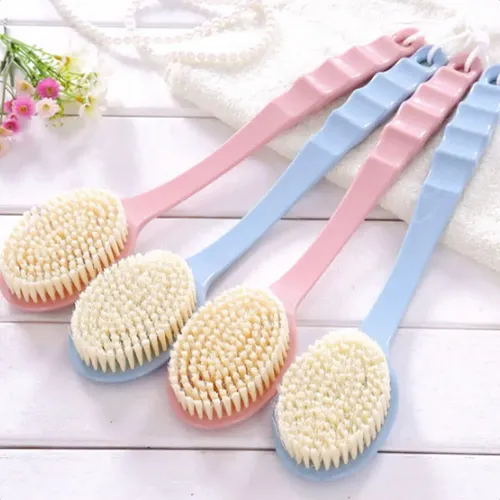 Renkai Gorro Toalla Microfibra Super Absorbente + Cepillo Largo Exfoliante