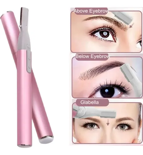 Recortador De Cejas Eléctrico Zetiling Para Mujeres Blanco