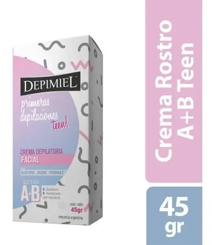 Crema Depilatoria Depimiel Facial Teens 45 g