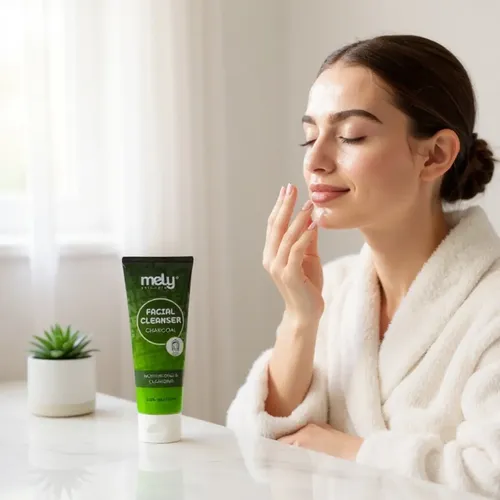 Limpiador Facial Mely Con Extracto Carbon Para Piel Grasa