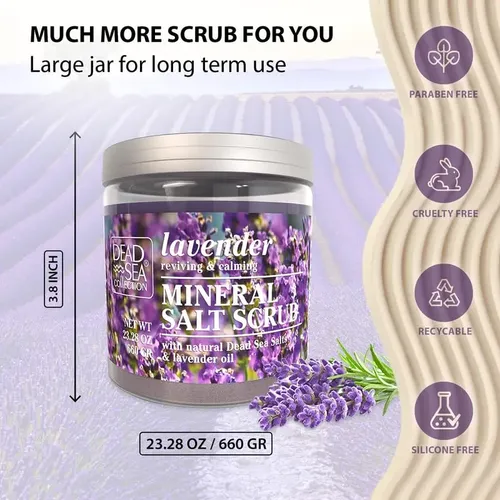 Exfoliante Corporal Dead Sea Collection Lavanda 660ml