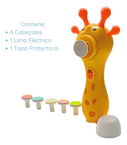 Lima Eléctrica Para Uñas De Bebé Criant Modelo Jirafa