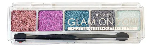 Paleta 5 Sombras Pink 21 Sombra Acabado Brillante