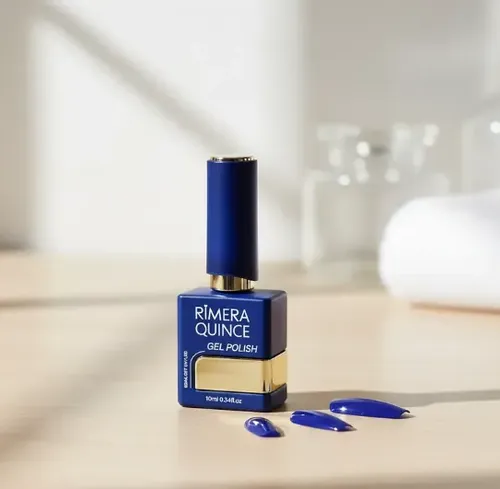 Esmalte Semipermanente Azul De 10ml Rimera Quince Rimera15