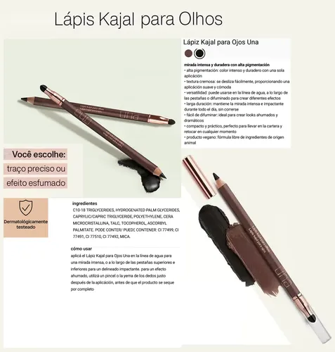 Lapiz Kajal Para Ojos 1,14g Una Natura Vegano