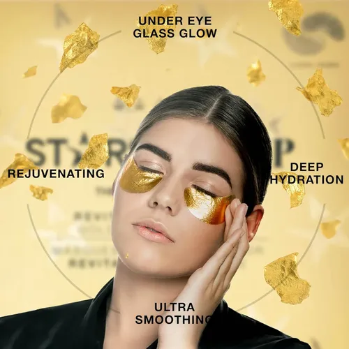 Parches Para Ojos Starskin Dorados 5 Unidades Hidratantes
