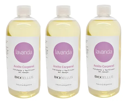 3 Aceites Para Masajes – Lavanda – Biobellus 500ml