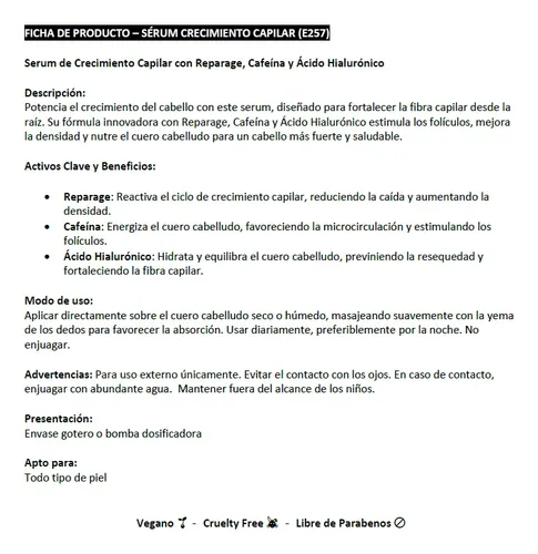 Pack X3 – Serum Capilar Fortalecedor Antiquiebre No Graso