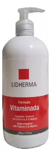 Lidherma Formula Vitaminada con Vitamina A Y Retinol 490 Gr