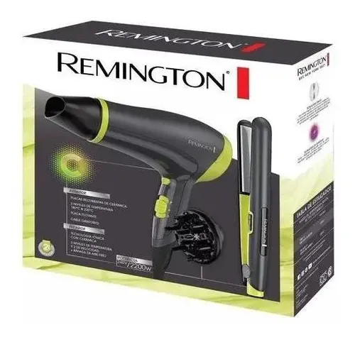 Combo Planchita S1520 + Secador D3015 2000w Remington