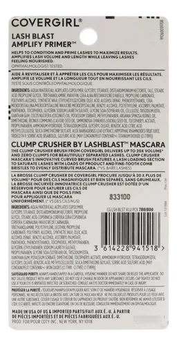 Paquete De Rímel Covergirl Clump Crusher, Volumen 20 Veces