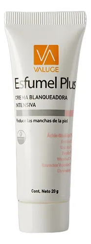 Esfumel Plus Crema Blanqueadora Para Manchas 20 G