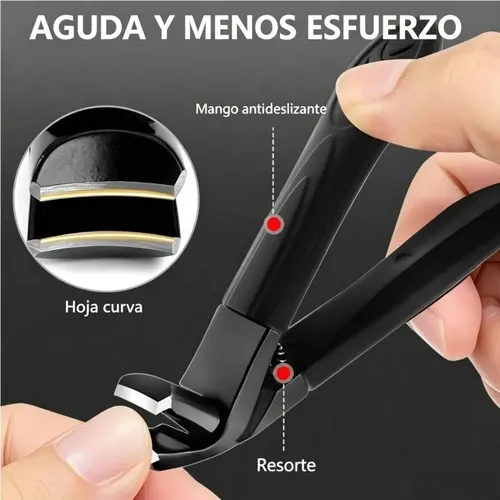 Set De 6 Cortaúñas De Acero Inoxidable Para Uñas Encarnadas