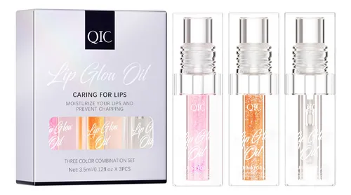 Set 3 Aceites Labiales Cambia De Color Hidratantes
