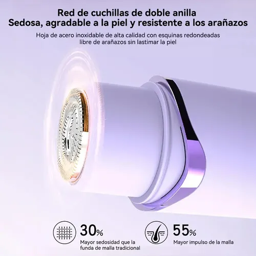 Y Depiladora For Mujer De Bikini Electrica Doble Cabeza 2in1